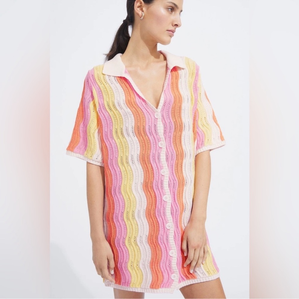 Steele. Julio Polo Crochet Dress